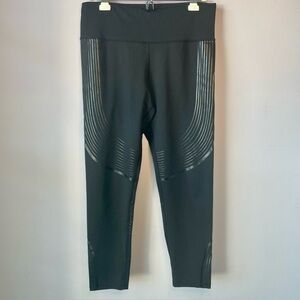 DYCE Black Active Performance Leggings Deluxe Comfort Stretch Yoga Women’s Sz L